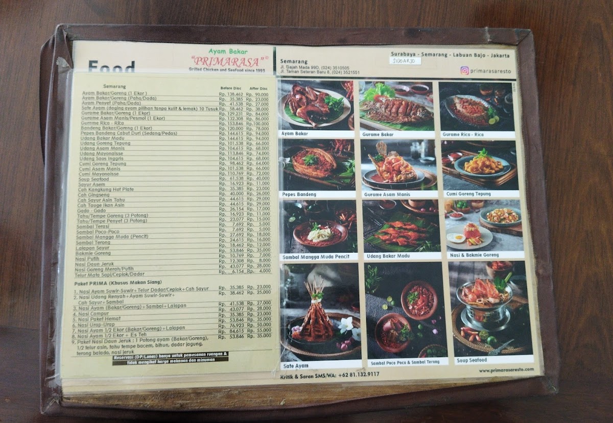 Ayam Bakar Primarasa Menu - Image 5