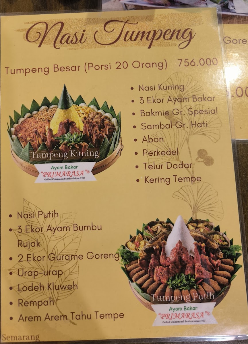 Ayam Bakar Primarasa Menu - Image 6